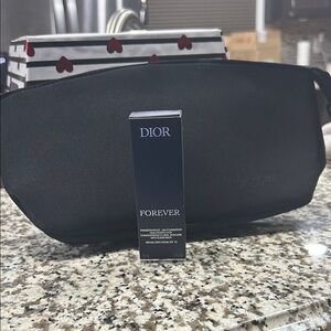 Dior Forever Foundation with Black Lancôme Bag